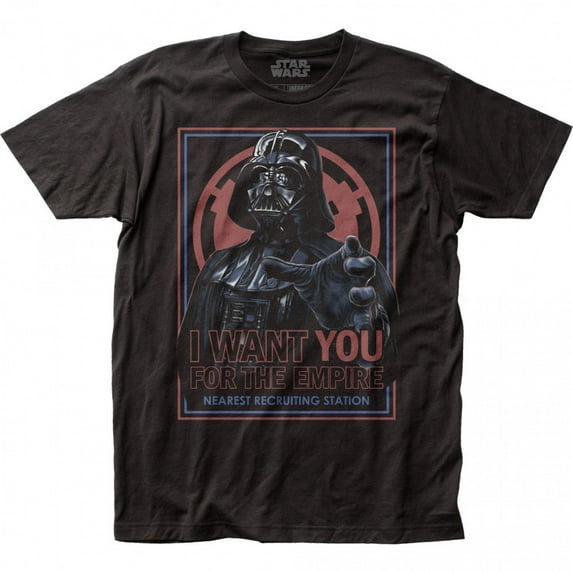Star Wars Darth Vader I Want You For The Empire T-Shirt-3XLarge