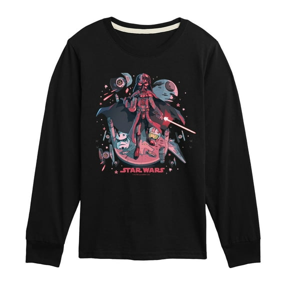 Star Wars - Darth Vader Illustration - Toddler And Youth Long Sleeve Tee