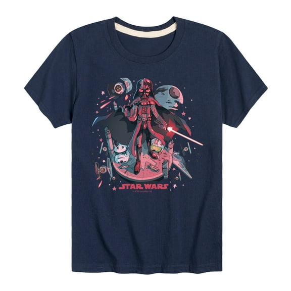 Star Wars - Darth Vader Illustration - Toddler And Youth Short Sleeve Tee