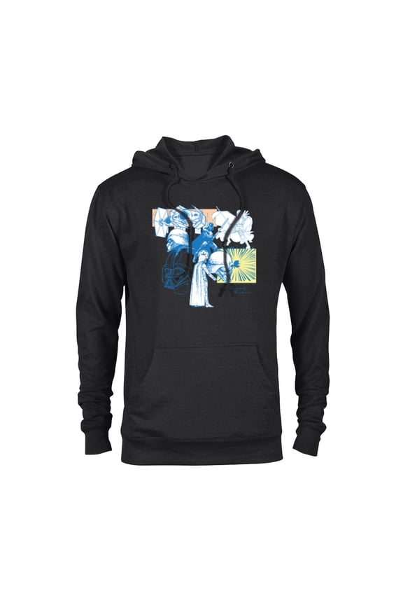 Darth Vader Illustrations of a Sith Lord - Pullover Hoodie for Adults - Customized-Black