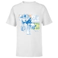 thumbnail image 1 of Star Wars Darth Vader Illustrations of a Sith Lord - Short Sleeve T-Shirt for Kids - Customized-White, 1 of 5