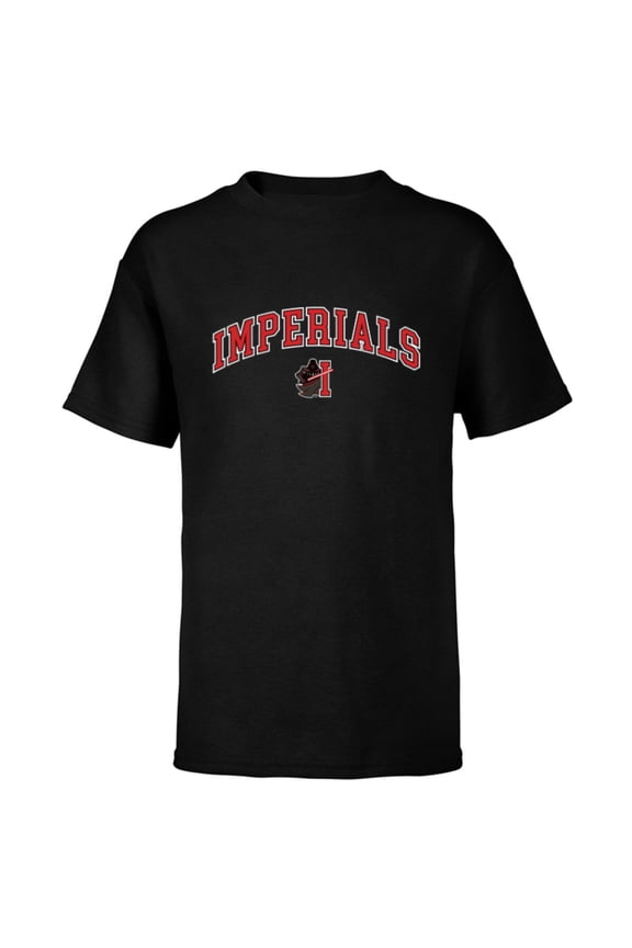 Darth Vader Imperials “I” Collegiate Sports Team- Short Sleeve T-Shirt for Kids - Customized-Black