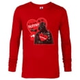 thumbnail image 1 of Star Wars Darth Vader It Is Your Destiny to be My Valentine - Long Sleeve T-Shirt for Men – Customized-New Red, 1 of 5