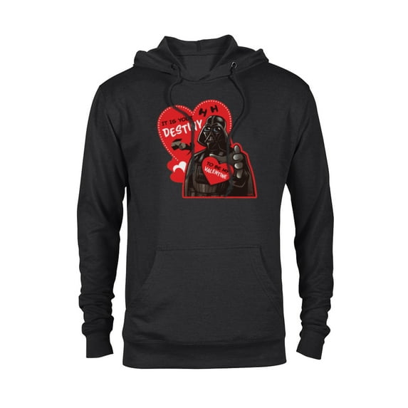 Star Wars Darth Vader It Is Your Destiny to be My Valentine - Pullover Hoodie for Adults – Customized-Black