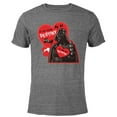 thumbnail image 1 of Star Wars Darth Vader It Is Your Destiny to be My Valentine - Short Sleeve Blended T-Shirt for Adults – Customized-Dark Heather, 1 of 5