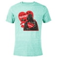 thumbnail image 1 of Star Wars Darth Vader It Is Your Destiny to be My Valentine - Short Sleeve Blended T-Shirt for Adults – Customized-Ocean Blue, 1 of 5