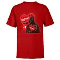 thumbnail image 1 of Star Wars Darth Vader It Is Your Destiny to be My Valentine - Short Sleeve T-Shirt for Kids – Customized-Red, 1 of 5