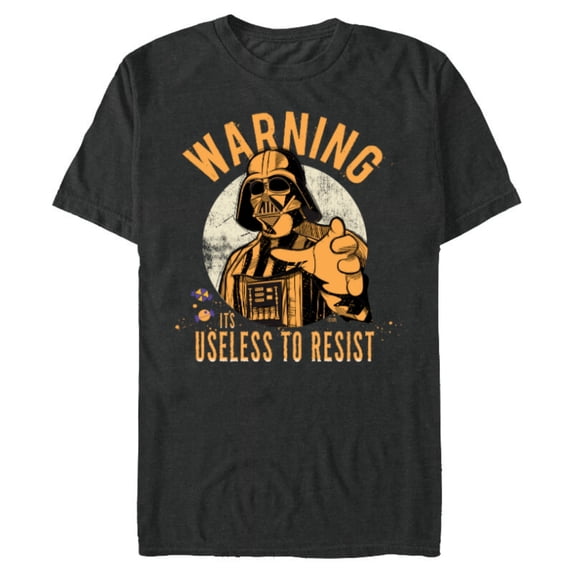 Star Wars Darth Vader It's Useless to Resist Halloween - Short Sleeve Blended T-Shirt for Adults - Customized-Dark Heather