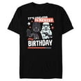 thumbnail image 1 of Star Wars Darth Vader It’s Useless to Resist My Birthday - Short Sleeve Blended T-Shirt for Adults - Customized-Black, 1 of 5