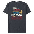 thumbnail image 1 of Star Wars Darth Vader Join Me and Rule the Galaxy Quote USA - Short Sleeve Blended T-Shirt for Adults - Customized-Navy Heather, 1 of 5