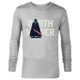 thumbnail image 1 of Star Wars Darth Vader Letter Replacement - Long Sleeve T-Shirt for Men – Customized-Athletic Heather, 1 of 5