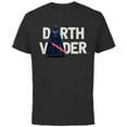 thumbnail image 1 of Star Wars Darth Vader Letter Replacement - Short Sleeve Cotton T-Shirt for Adults - Customized-Black, 1 of 5