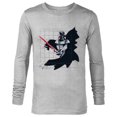 thumbnail image 1 of Star Wars Darth Vader Lightsaber Pose Grid Sketch - Long Sleeve T-Shirt for Men - Customized-Athletic Heather, 1 of 5
