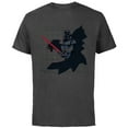 thumbnail image 1 of Star Wars Darth Vader Lightsaber Pose Grid Sketch - Short Sleeve Cotton T-Shirt for Adults - Customized-Charcoal, 1 of 5