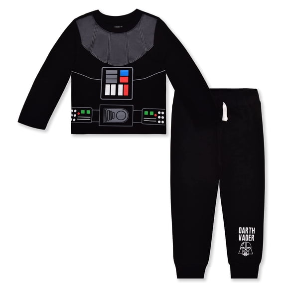 Star Wars Darth Vader Long Sleeve Shirt and Pants Set (Boys), 2 Piece Set, Sizes 2T-8