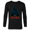 thumbnail image 1 of Star Wars Darth Vader Love is in the Air Valentine’s Day - Long Sleeve T-Shirt for Men - Customized-Black, 1 of 5