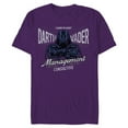 thumbnail image 1 of Star Wars Darth Vader Management Consulting Vintage Standard - Short Sleeve Blended T-Shirt for Adults – Customized-Purple, 1 of 5