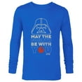 thumbnail image 1 of Star Wars Darth Vader May the Fourth Be With You - Long Sleeve T-Shirt for Men - Customized-Royal, 1 of 5