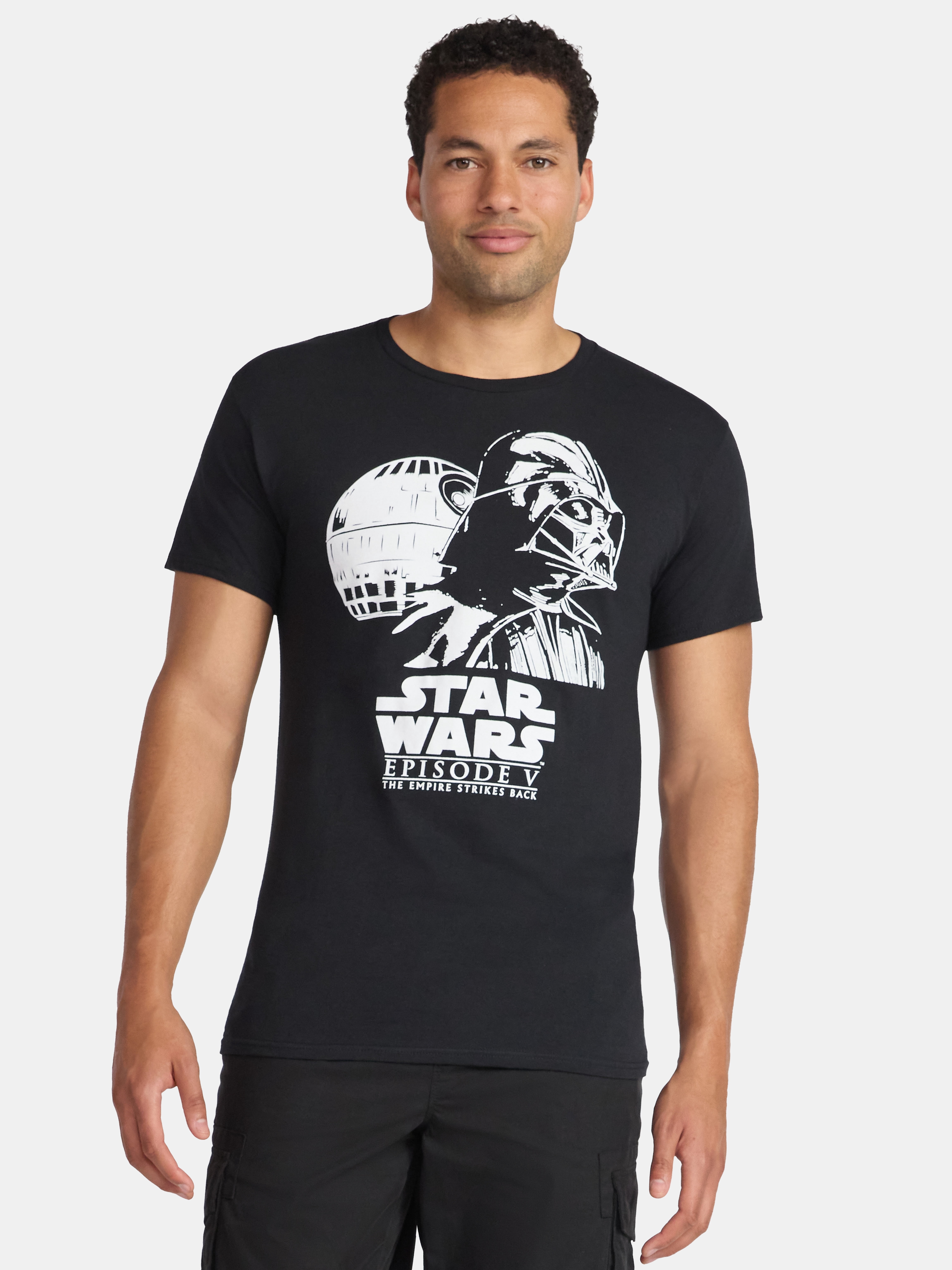 Star Wars Dark Vader Men's and Big Men's Graphic Tee with Short Sleeves, Sizes S-3XL