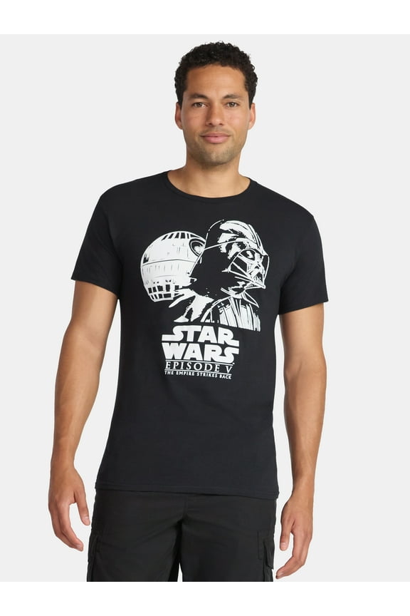 Dark Vader Men's and Big Men's Graphic Tee with Short Sleeves, Sizes S-3XL
