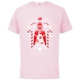 thumbnail image 1 of Star Wars Darth Vader Nordic Print Christmas Holiday - Short Sleeve Cotton T-Shirt for Adults - Customized-Soft Pink, 1 of 5