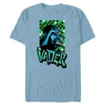 thumbnail image 1 of Star Wars Darth Vader Pixel Art Graffiti Tag Style - Short Sleeve Blended T-Shirt for Adults - Customized-Ocean Blue, 1 of 5