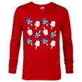 thumbnail image 1 of Star Wars Darth Vader Pops July 4th - Long Sleeve T-Shirt for Men - Customized-New Red, 1 of 5