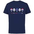 thumbnail image 1 of Star Wars Darth Vader Popsicle May the Force Be With You - Short Sleeve Cotton T-Shirt for Adults - Customized-Navy, 1 of 5