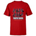 thumbnail image 1 of Star Wars Darth Vader Poses Together We Can Rule the Galaxy - Short Sleeve T-Shirt for Kids - Customized-Red, 1 of 5