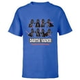 thumbnail image 1 of Star Wars Darth Vader Poses Together We Can Rule the Galaxy - Short Sleeve T-Shirt for Kids - Customized-Royal, 1 of 5