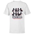 thumbnail image 1 of Star Wars Darth Vader Poses Together We Can Rule the Galaxy - Short Sleeve T-Shirt for Kids - Customized-White, 1 of 5
