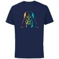 thumbnail image 1 of Star Wars Darth Vader Pride - Short Sleeve Cotton T-Shirt for Adults - Customized-Navy, 1 of 5