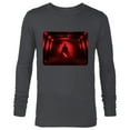 thumbnail image 1 of Star Wars Darth Vader Red Lightsaber Shadow - Long Sleeve T-Shirt for Men - Customized-Charcoal Heather, 1 of 5