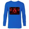 thumbnail image 1 of Star Wars Darth Vader Red Lightsaber Shadow - Long Sleeve T-Shirt for Men - Customized-Navy, 1 of 5