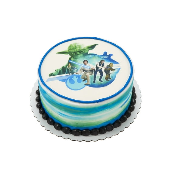 Star Wars - Darth Vader Round Cake