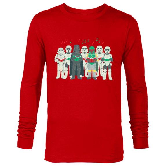 Star Wars Darth Vader Sithmas Choir Holiday - Long Sleeve T-Shirt for Men -Customized-New Red
