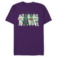 thumbnail image 1 of Star Wars Darth Vader Sithmas Choir Holiday - Short Sleeve Blended T-Shirt for Adults -Customized-Purple, 1 of 5
