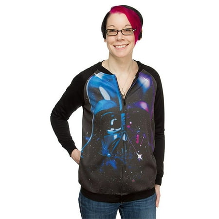 Mighty Fine Star Wars Darth Vader Space Women's Light Jacket XX-Large Female