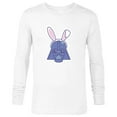thumbnail image 1 of Star Wars Darth Vader Sticker Style Rabbit Ears Easter Bunny - Long Sleeve T-Shirt for Men - Customized-White, 1 of 5
