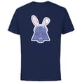 thumbnail image 1 of Star Wars Darth Vader Sticker Style Rabbit Ears Easter Bunny - Short Sleeve Cotton T-Shirt for Adults - Customized-Navy, 1 of 5