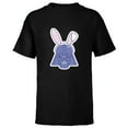 thumbnail image 1 of Star Wars Darth Vader Sticker Style Rabbit Ears Easter Bunny - Short Sleeve T-Shirt for Kids - Customized-Black, 1 of 5