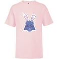 thumbnail image 1 of Star Wars Darth Vader Sticker Style Rabbit Ears Easter Bunny - Short Sleeve T-Shirt for Kids - Customized-Soft Pink, 1 of 5