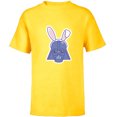 thumbnail image 1 of Star Wars Darth Vader Sticker Style Rabbit Ears Easter Bunny - Short Sleeve T-Shirt for Kids - Customized-Yellow, 1 of 5