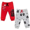 thumbnail image 1 of Star Wars Darth Vader Stormtrooper Newborn Baby Boys 2 Pack Pants Newborn to Infant, 1 of 5