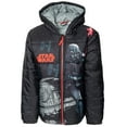 thumbnail image 1 of Star Wars Darth Vader TIE Fighter Big Boys Zip Up Puffer Jacket Little Kid to Big, 1 of 5