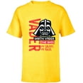 thumbnail image 1 of Star Wars Darth Vader The Boss My Galaxy My Rules - Short Sleeve T-Shirt for Kids - Customized-Yellow, 1 of 5