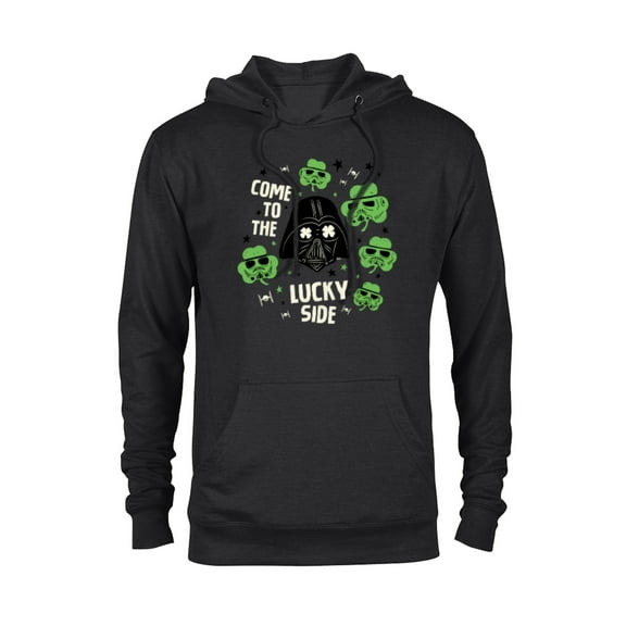 Star Wars Darth Vader The Lucky Side St. Patrick’s Day - Pullover Hoodie for Adults - Customized-Black
