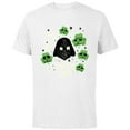 thumbnail image 1 of Star Wars Darth Vader The Lucky Side St. Patrick’s Day - Short Sleeve Cotton T-Shirt for Adults - Customized-White, 1 of 2