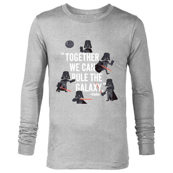 Star Wars Darth Vader Together We Can Rule The Galaxy Multi - Long Sleeve T-Shirt for Men - Customized-Athletic Heather