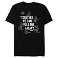 thumbnail image 1 of Star Wars Darth Vader Together We Can Rule The Galaxy Multi - Short Sleeve Blended T-Shirt for Adults - Customized-Black, 1 of 5